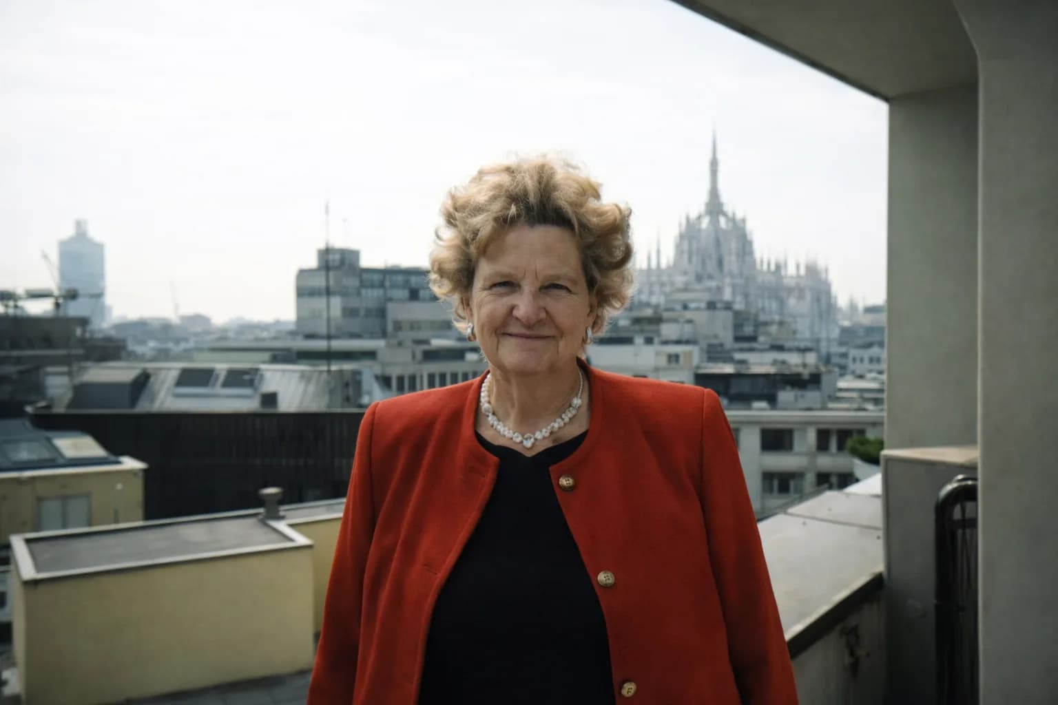 Retrato da Condessa Maria Teresa Podestà Gilberti, principal benfeitora dos primeiros anos da Fundação.