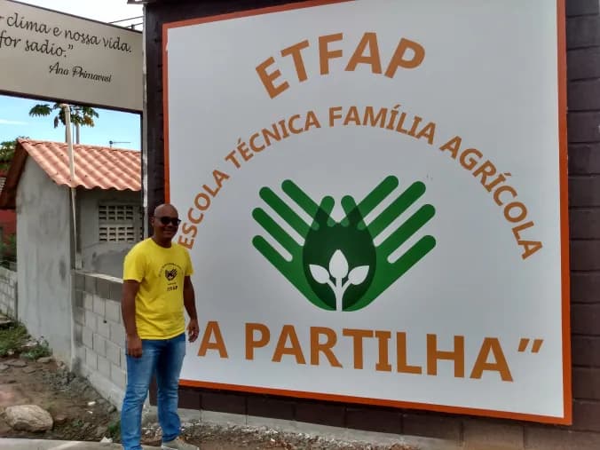 Vista aerea do campus da ETFAP.